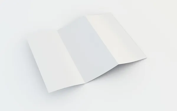 Prázdná brožura — Stock fotografie