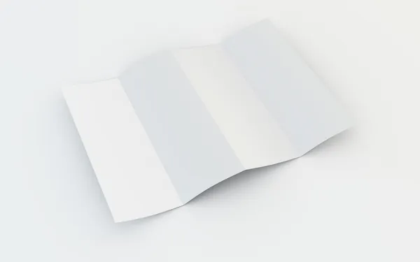 Blank brochure — Stock Photo, Image