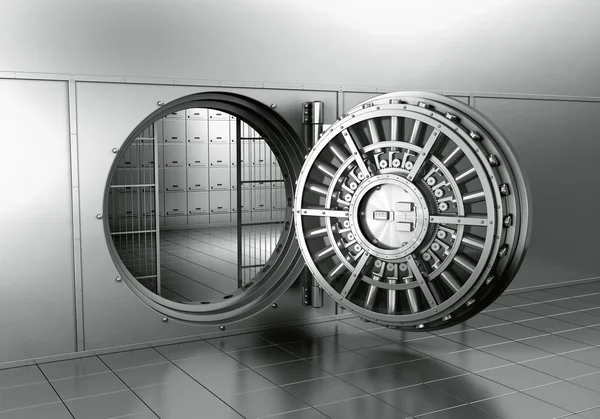 Open bank vault — Stock Photo, Image