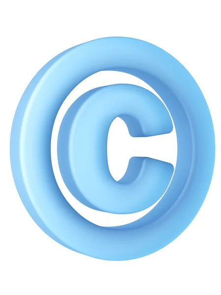 Znak praw autorskich — Zdjęcie stockowe