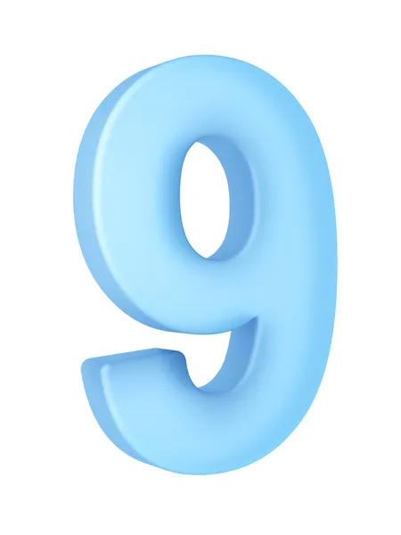 The number 9 — Stock Photo, Image