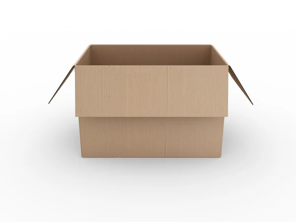 Open cardbard box — Stock Photo, Image