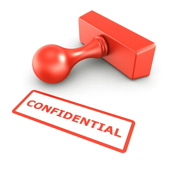 Sello confidencial — Foto de Stock
