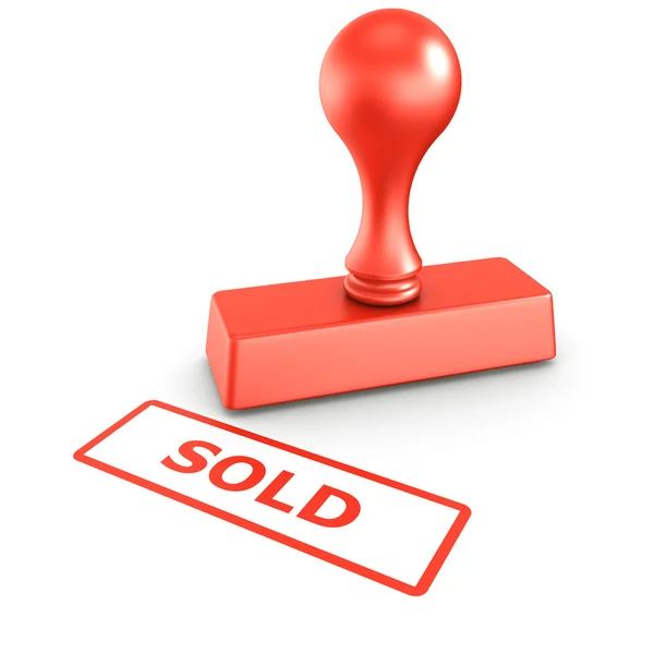 Sold stamp — Stock Photo, Image