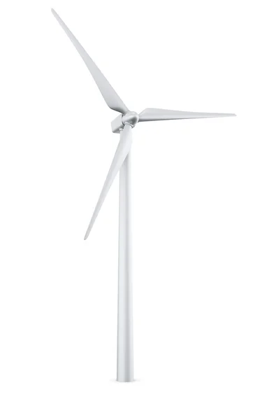 Turbina eólica isolada — Fotografia de Stock
