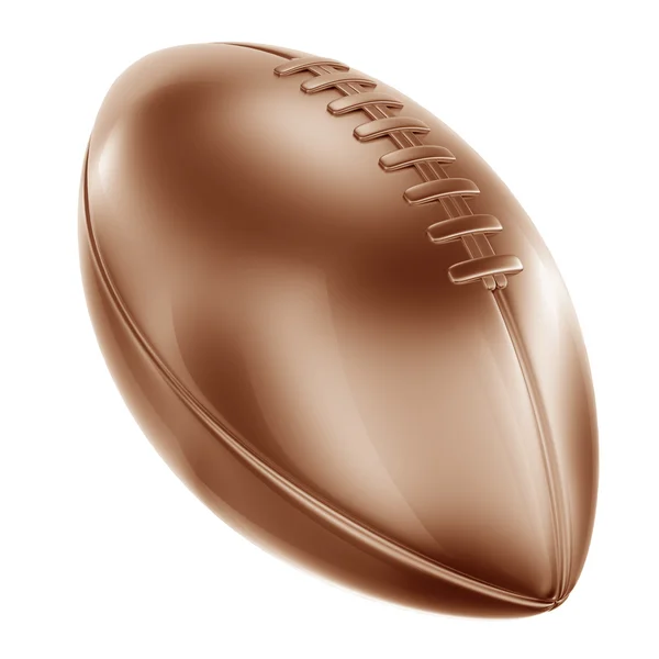 American football in bronze — Stock Photo, Image