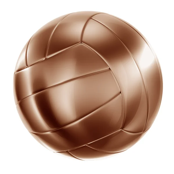 Volleyball in bronze — Stock Photo, Image