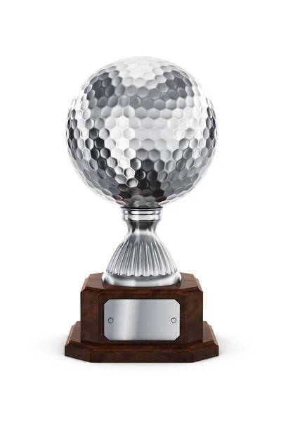 Silver Golf trophy — Stockfoto