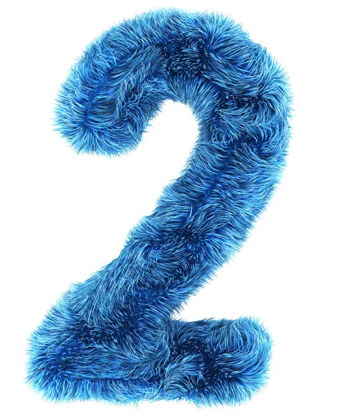 2 niebieskie futro — Zdjęcie stockowe