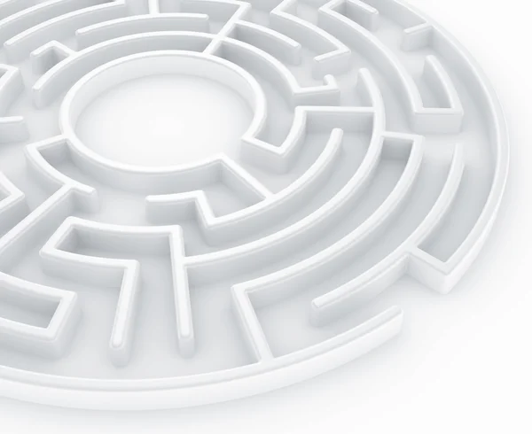 Cirkulär labyrint — Stockfoto