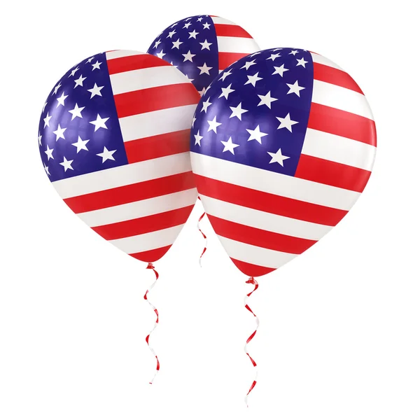 Balões americanos — Fotografia de Stock