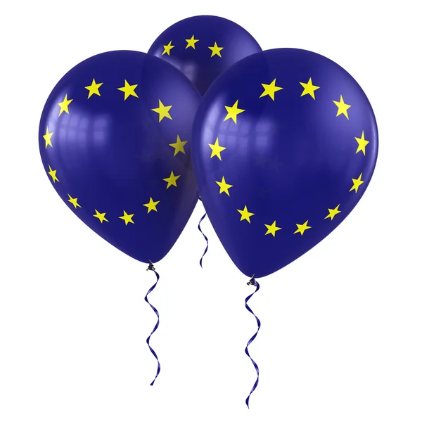 Europeiska ballonger — Stockfoto