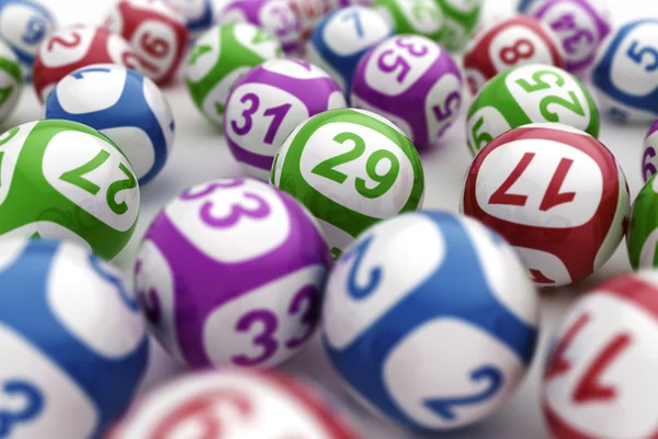 Bolas de lotería — Foto de Stock