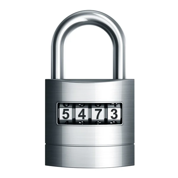 Padlock met numerieke code — Stockfoto