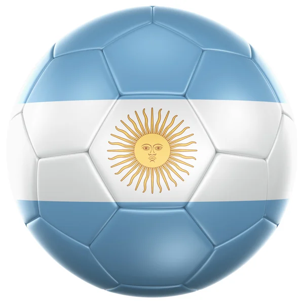 Argentinian soccer ball — Stock Photo, Image