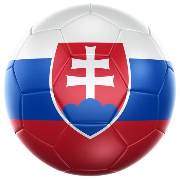 stock image Slovakian soccer ball