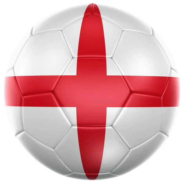 Английский футбольный мяч — стоковое фото