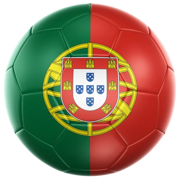 Pelota de fútbol portugués — Foto de Stock