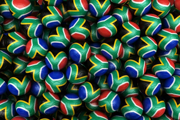 South African Soccer balls — Stock Photo, Image