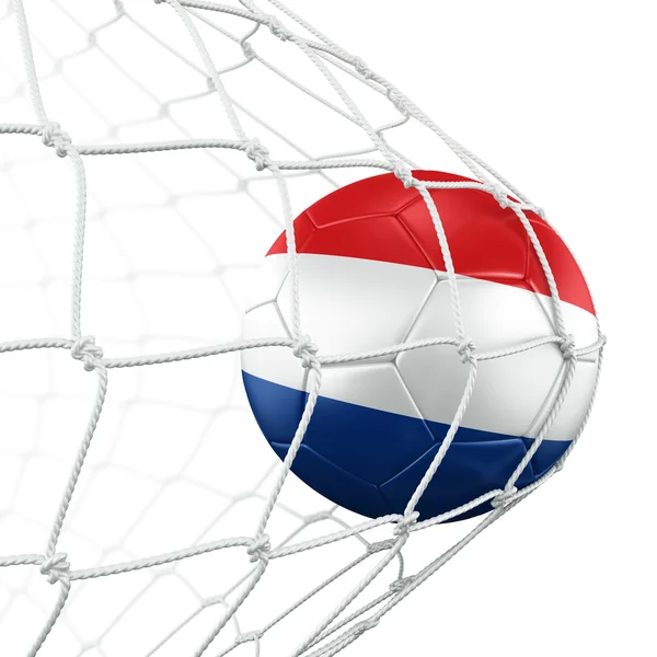 Soccerball en filet — Photo