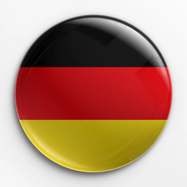 Odznaka - niemiecką banderą Obraz Stockowy