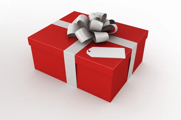 Red gift box Royalty Free Stock Images