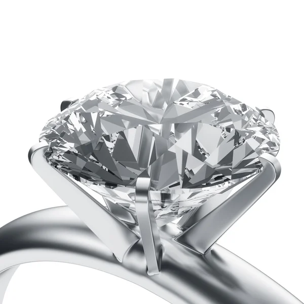 Diamantový prsten Royalty Free Stock Obrázky