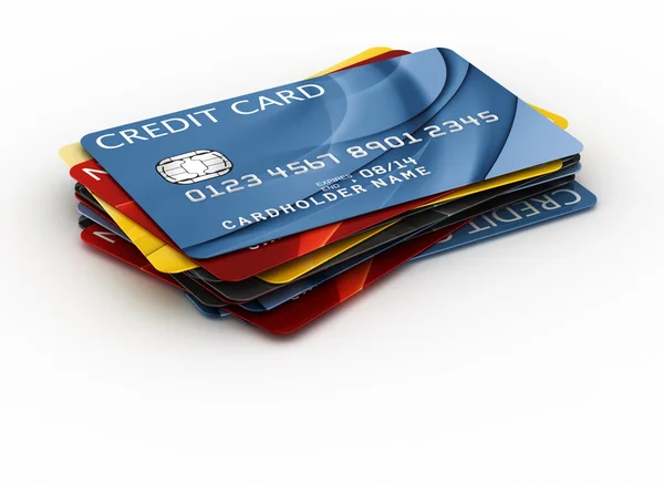Kreditní karty Stock Snímky