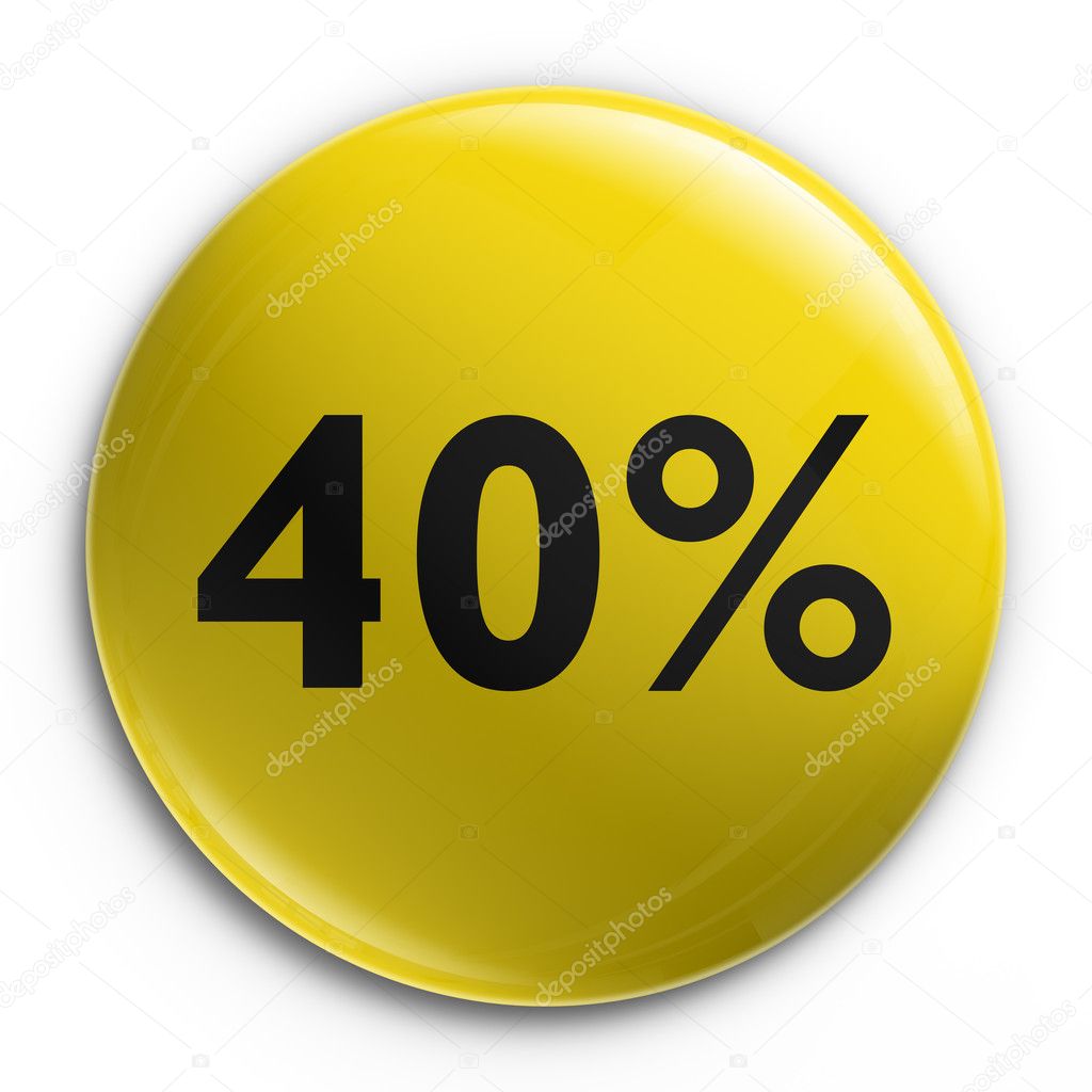 Badge - 40 percent off