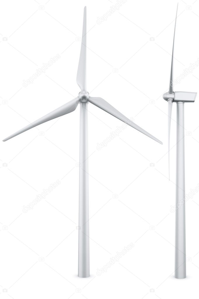 Isolated wind turbine
