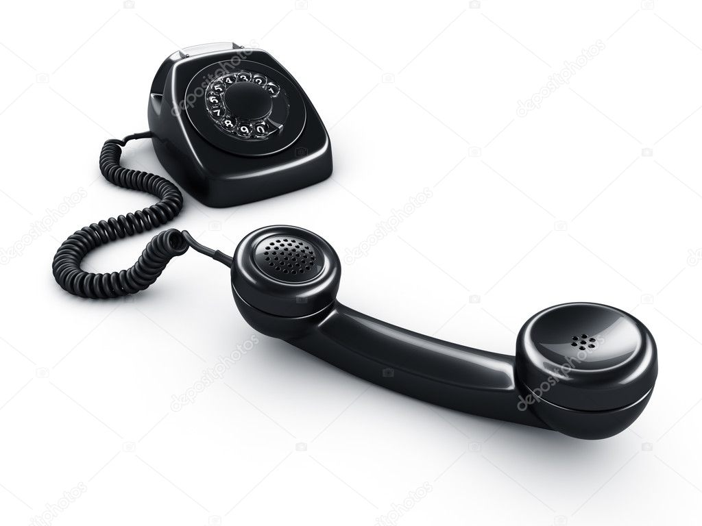 Black Rotary Phone Stock Photo By C Zentilia 8289013