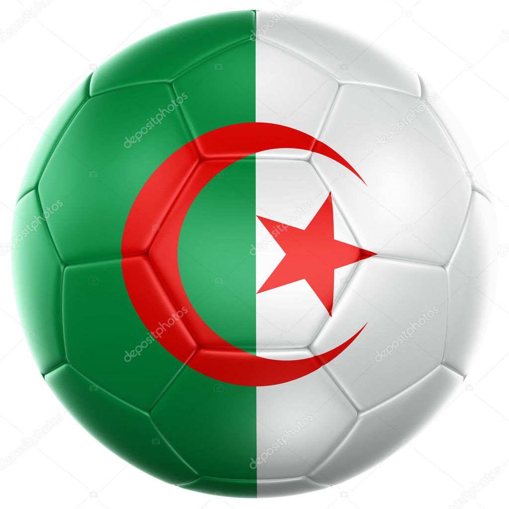 Algerian soccer ball
