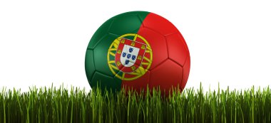 Soccerball in grass