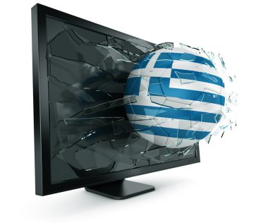 monitör üzerinden topu