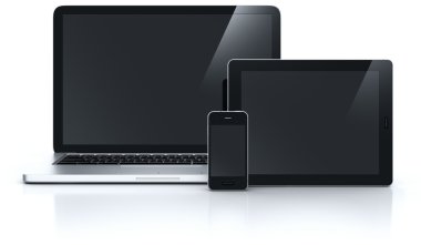 laptop tablet ve smartphone