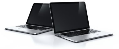 Two laptops clipart