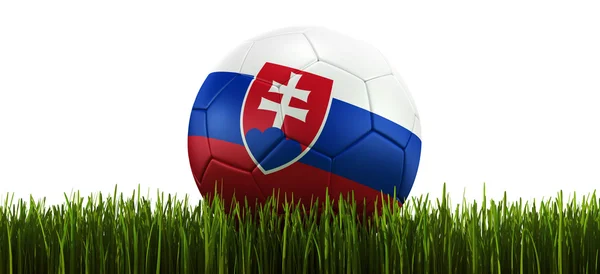 Fußball im Gras — Stockfoto