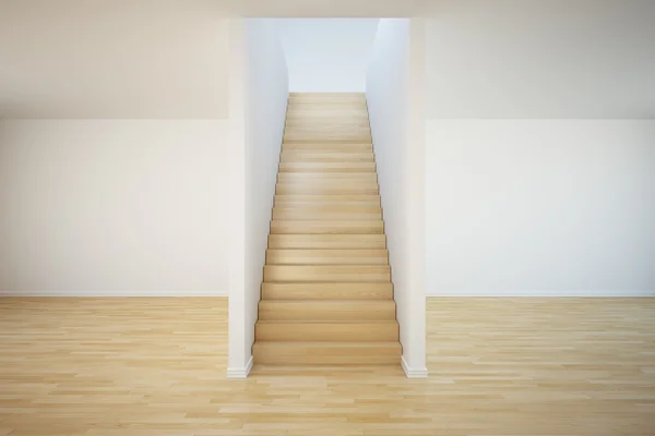 Prázdný pokoj se schody — Stock fotografie