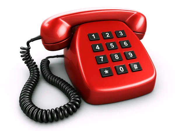 Régi retro telefon-val egy digitális numerikus — Stock Fotó