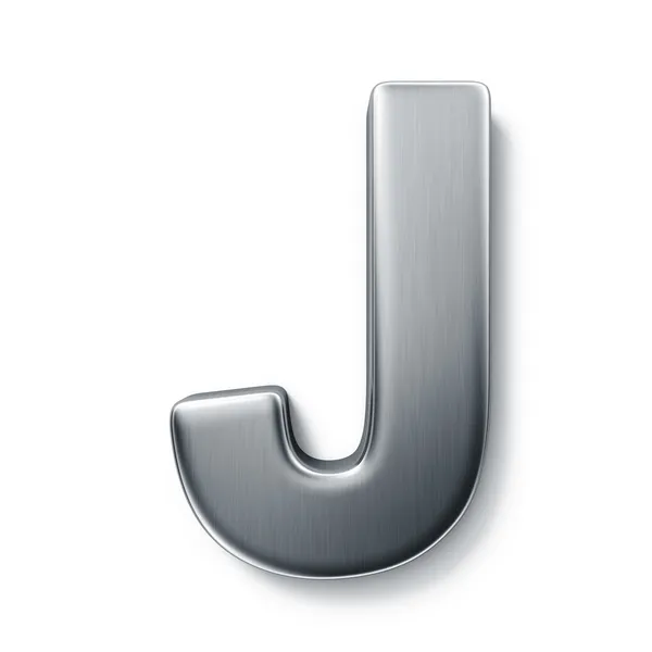 Litera j — Zdjęcie stockowe