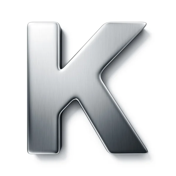 A letra K — Fotografia de Stock