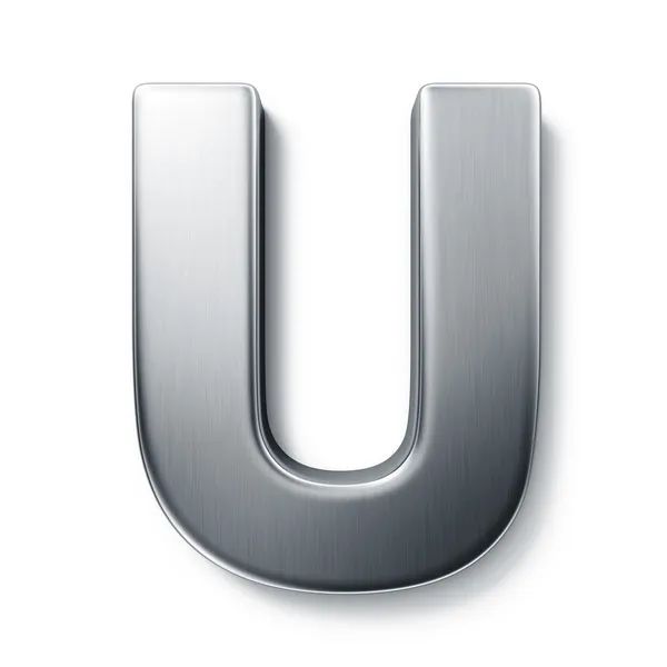 The letter U — Stock Photo, Image