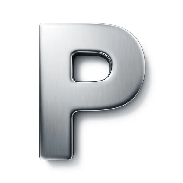 The letter P — Stock Photo, Image