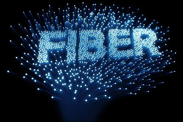 Fibra óptica - fibra — Fotografia de Stock