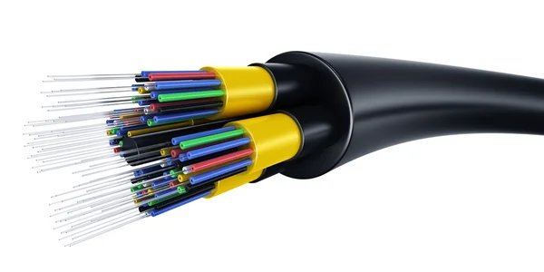 Câble fibre optique — Photo