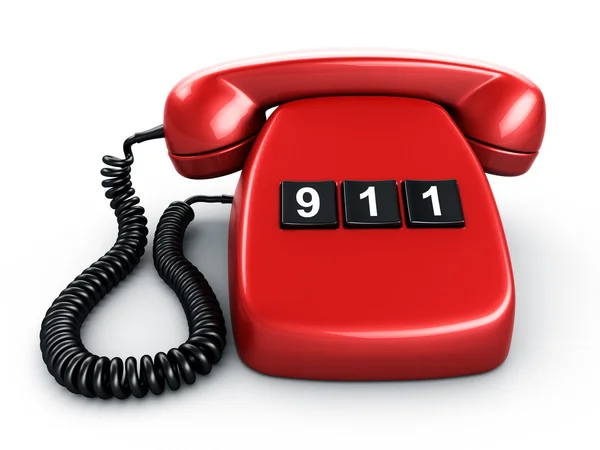 Zadzwonić pod numer 911 — Zdjęcie stockowe