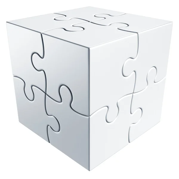 Кубическая головоломка — стоковое фото