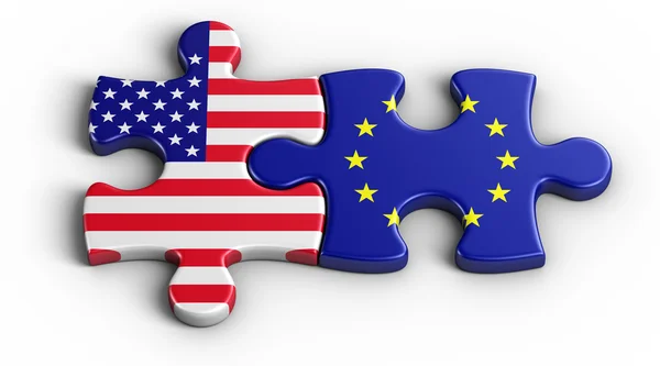 США - Европа — стоковое фото