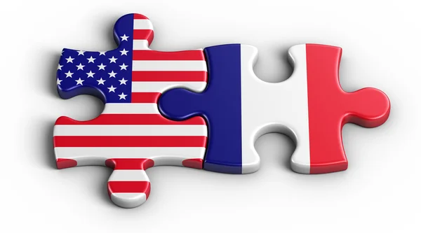 Estados Unidos - Francia — Foto de Stock