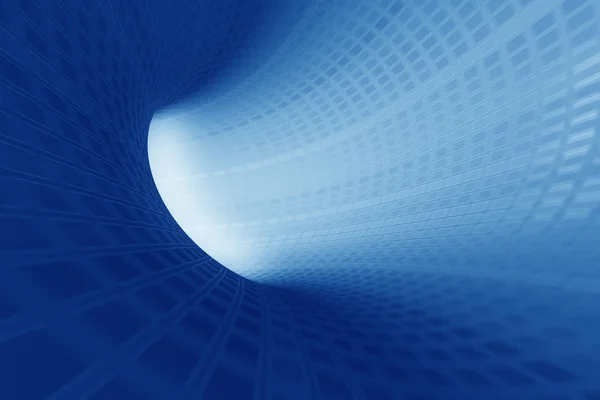 Синий туннель — стоковое фото